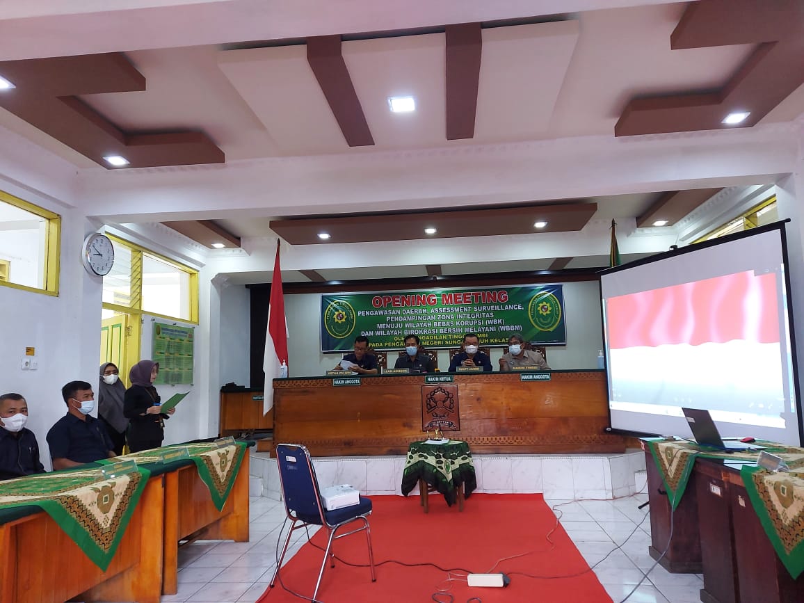 Opening Meeting, Pengawasan Daerah, Asessmen Surveilance, Pendampingan Zona Integritas, Menuju Wilayah Bebas Korupsi (WBK) dan Wilayah Birokrasi Bebas Melayani (WBBM)